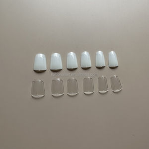 Nuevo diseño único, cubierta completa, puntas de uñas de pato cortas, venta al por mayor, <span class=keywords><strong>gel</strong></span> suave transparente, patas de pato anchas, puntas de uñas grandes - Product Image 6