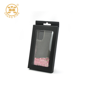 Biểu Tượng Tùy Chỉnh Trường Hợp Điện Thoại Treo Hộp Rõ Ràng PVC Cửa Sổ Điện Thoại Di Động Trường Hợp Gói Trống Hộp Giấy Với Nhựa Chủ - Product Image 5