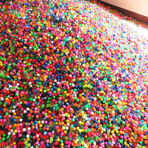 32nd của nhà sản xuất đầy màu sắc cầu vồng nhựa nổi đàn hồi bóng công viên giải trí trò chơi cho câu cá nước trong thành phố - Product Image 6