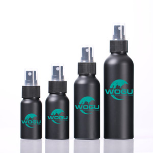 Biểu Tượng Tùy Chỉnh Màu Đen Mờ Mỹ Phẩm Nước Hoa Cơ Thể Sương Phun Nhôm Chai 100Ml Với Đen Sliver Vàng <span class=keywords><strong>Atomizer</strong></span> - Product Image 1