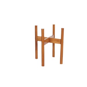 Support à fleurs en bois massif, design minimaliste pour la décoration de salon et de la maison - Product Image 5
