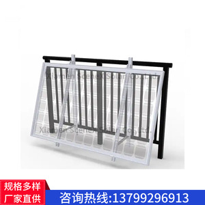 Support de montage solaire en aluminium pour balcon, surface anodisée pour panneaux photovoltaïques - Product Image 4
