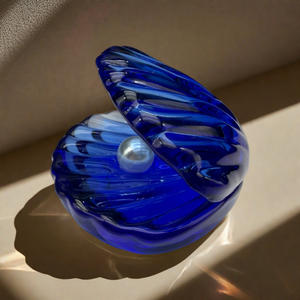 Petits cadeaux, <span class=keywords><strong>figurine</strong></span> de coquillage en cristal coloré, ornement de palourde perlée, fait main et gravé, pour la décoration de table de mariage - Product Image 5