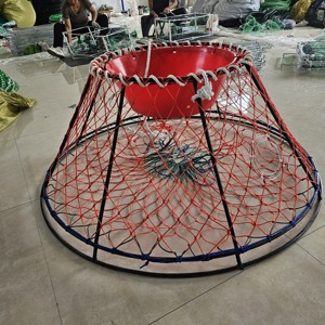 Nouveau piège à crabes royal, cage à écrevisses et à griffes rouges - Piège de pêche aquacole haut de gamme - Product Image 1