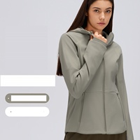 Veste Softshell à Capuche Personnalisée OEM ODM pour Femme, Doublure Polaire, Coupe-Vent, Thermique, Chaude, Décontractée, pour Randonnée et Sports de Plein Air D26123