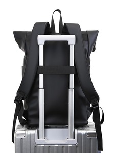 Mochila Impermeable Personalizada con Cierre Enrollable para Hombres y Mujeres, Gran Capacidad, para Viajes, Trabajo, Universidad, Estudiantes, Cierre, Bolsa Escolar para Exteriores - Product Image 2