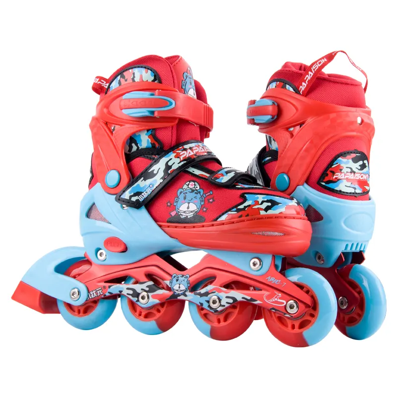Pabrik Grosir Sepatu dengan Roda Ukuran Dapat Disesuaikan Es Skate Sepatu Roda