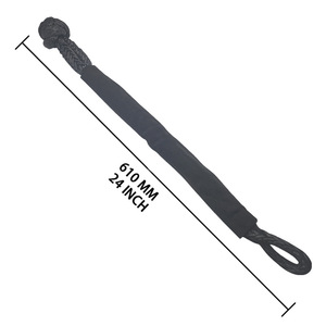 D-Ring Synthetic Rope <b>Recovery</b> Shank Aluminum Alloy Red For <b>Off</b> <b>Road</b> Vehicle Winch <b>Accessory</b> - Product Image 2