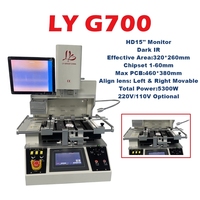 Station de retravail BGA à air chaud LYBGA, 3 zones, alignement optique, puissance, carte de réparation de puces PCB, CI, SMD, OEM, SMT, téléphone portable, iPad, carte de réparation GPU, CPU