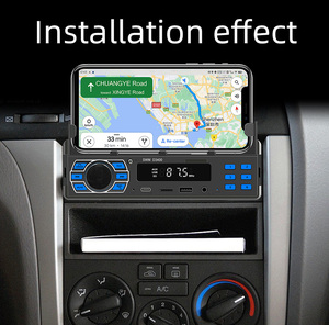 1din Android Car DVD Player âm thanh xe hơi màn hình BT/FM/USB/SD/Aux-in tự động đài phát thanh đầy màu sắc đèn In-Dash xe Mp3 Máy nghe nhạc - Product Image 3