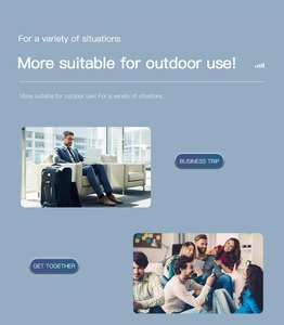 Router Portabel KuWFi 4G 10 Perangkat Hotspot Slot Kartu SIM Tunggal Power Bank Outdoor Router Saku Wifi 4G dengan Port Tipe C - Product Image 6