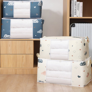 Chống bụi thân thiện với môi quần áo lưu trữ túi tổ chức du lịch di chuyển đóng gói túi đa mục đích có thể gập lại vải hộp cho bộ đồ giường - Product Image 6