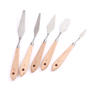 ชุดมีดทาสีน้ำมัน FOSKA 5 ชิ้น ทำ<span class=keywords><strong>ค</strong></span>วามสะอาดง่าย สำหรับผส<span class=keywords><strong>ม</strong></span>และทาสีในงานสีน้ำ สีน้ำมัน และสีอะคริลิก - Product Image 1