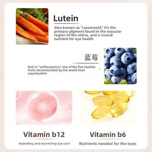 Очищающая вода для глаз с черникой и лютеином, портативная, оптом, срок годности 2 года, уход за глазами и веками, с возможностью нанесения логотипа и индивидуальной упаковки - Product Image 2