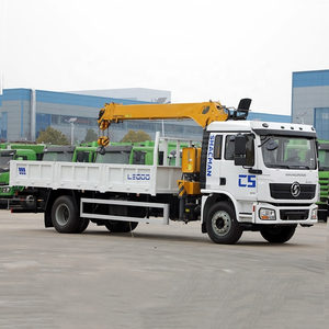 Camion grue Shacman 4X2 5-6,3 tonnes avec grue montée sur camion, prix usine, grue montée sur camion L3000 à vendre aux Philippines - Product Image 1