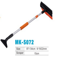 Grattoir à neige et à glace extensible pour voiture 87-134 cm, manche en aluminium, grande lame de 15 cm, outil de nettoyage automobile hivernal MK-S072