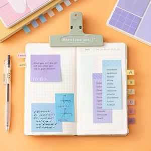 Combination Set Sandwich Book Multi-Function Sticky Notes Adhesive Student Expansion Stickers <b>Memo</b> <b>Pad</b> Ins Style Notebook Model - Product Image 4