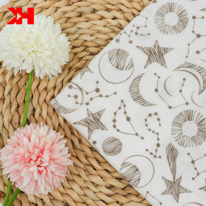Tissu pour bébé en <span class=keywords><strong>coton</strong></span> biologique double <span class=keywords><strong>gaze</strong></span> 100% personnalisé, tissu en mousseline <span class=keywords><strong>de</strong></span> <span class=keywords><strong>coton</strong></span> imprimé, tissu en crêpe pour bébé - Product Image 3