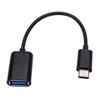 Adaptateur USB Type C vers USB 2.0, câble adaptateur USB C mâle vers USB A femelle OTG pour clé USB/lecteur de carte/téléphone/tablette