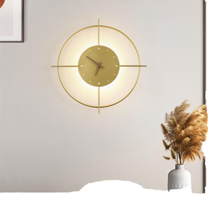 Lampu Dinding LED Modern 15W Gaya Nordic Baru untuk Penggunaan di Rumah, Kamar Tidur, Hotel dengan Jam dan Logo Merek Eksklusif - Product Image 1