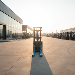 Transpallet Elettrico HaoRun Factory CDD20 2 Tonnellate 48V32AH Batteria Piombo-Acido Montante a Due Stadi 1150mm Forche Pneumatici PU Magazzino 850mm - Product Image 4