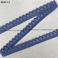 Bande élastique de haute qualité en polyester/nylon tissé sur mesure de 13 mm pour robe de mariée