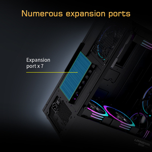 Lovingocool Chất Lượng Cao Nhôm Bên Kính ATX Trường Hợp Máy Tính Để Bàn Màu Đen Trắng Chơi Game Đầy Đủ Tháp Trường Hợp Máy Tính Với 3.0 USB Cho <span class=keywords><strong>PC</strong></span> - Product Image 5