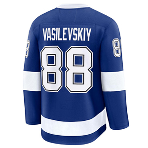 Gestikte hockeytruien voor heren 21 Brayden Point 86 Nikita Kucherov 91 Steven Stamkos 77 Victor Hedman 88 Andrei Vasilevskiy S-3XL - Product Image 6