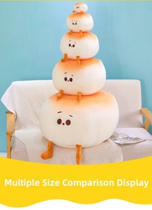 Cuscino Orsetto Super Morbido in Cotone PP - Personalizzabile, Antistress, per Bambini, Compleanno, Decorazione Casa, Divano, con Design a Fiocco - Product Image 4