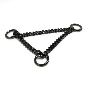 Collier de chien réglable en acier inoxydable, taille personnalisée, plaqué PVD, chaîne Martingale, demi-starter pour animaux de compagnie - Product Image 5