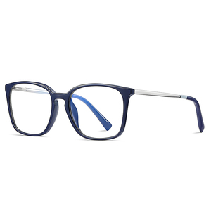 Gafas ópticas cuadradas neutras a <span class=keywords><strong>la</strong></span> moda TR90 con luz anti-azul Colores de Marco opcionales negro azul gris - Product Image 5