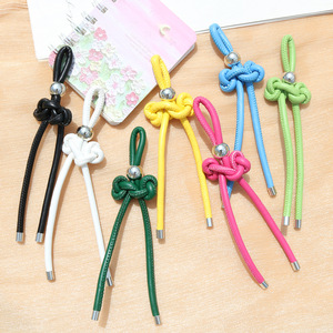 PU Leather Wenchang <b>Knot</b> Keychain Lucky Charm Pendant for Students Success Blessing Bag Decoration Key Ring - Product Image 4