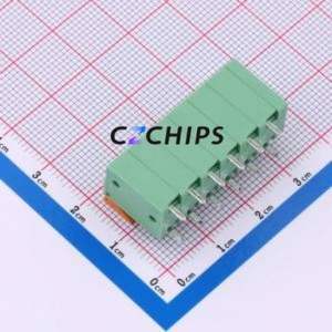 691401700006B Spring Terminal Block Through hole Component (THT),P=5mm Connector 5mm Green Through Hole 6P - Product Image 2