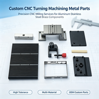 Pièces métalliques usinées CNC à haute tolérance, composants de tournage CNC non standard OEM, pièces de fixation mécanique en aluminium anodisé