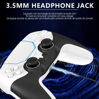 Manette de jeu sans fil double BT5.0 OEM d'origine pour console PS5 Double Shock