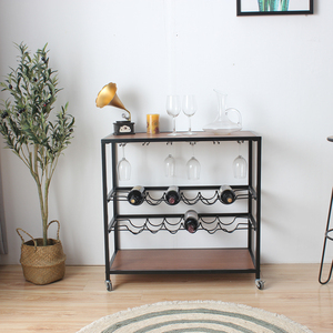 Portabottiglie decorativo Vintage <span class=keywords><strong>in</strong></span> <span class=keywords><strong>legno</strong></span> massello e ferro portabottiglie portabottiglie <span class=keywords><strong>in</strong></span> ferro <span class=keywords><strong>con</strong></span> struttura <span class=keywords><strong>in</strong></span> <span class=keywords><strong>legno</strong></span> massello per cucina - Product Image 3