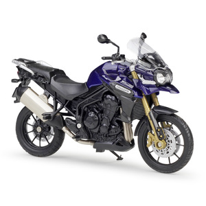Welly-modelo <span class=keywords><strong>Tiger</strong></span> <span class=keywords><strong>Explorer</strong></span> a escala 1/18 para motocicleta, modelo de aleación fundida, Vintage - Product Image 1