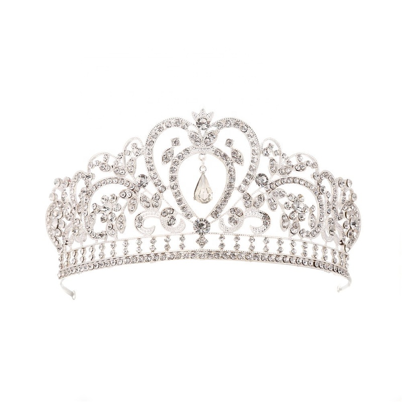 Finestyle Bride Black Crystal Baroque Queen