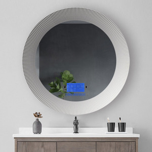 Lámpara <span class=keywords><strong>led</strong></span> moderna con control táctil para <span class=keywords><strong>espejo</strong></span> de baño, luces inteligentes de pared con atenuación continua de diseño, para maquillaje y baño - Product Image 3