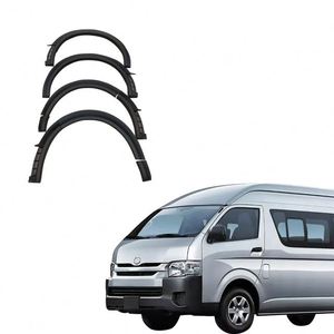 บังโคลนรถยนต์พลาสติก ABS สีดำ สำหรับ <span class=keywords><strong>TOYOTA</strong></span> <span class=keywords><strong>HIACE</strong></span> ปี 2015 - Product Image 2
