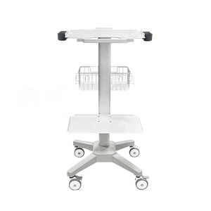 Chariot médical mobile <span class=keywords><strong>à</strong></span> roulettes pour échographie, ECG, électrochirurgie et moniteur général, modèle optionnel très vendu pour hôpital - Product Image 1