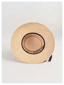 Sombrero de Paja Natural para Mujer, Diseño a Rayas, para Playa, Sol, Viajes, Pesca, Uso Diario Informal al Aire Libre, Novedad de Verano 2024 - Product Image 4