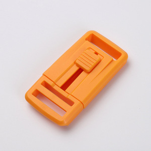 Orange Plastic Snap Buckles 25mm Rectangle <b>Webbing</b> Connectors For Bags Clothing Accessories - Product Image 3