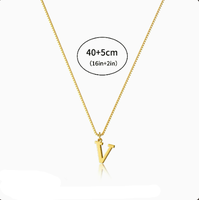 Collar de Acero Inoxidable con Letra Q del Alfabeto, Estilo Étnico, para Hombre y Mujer, Collar para Parejas, Accesorios Transfronterizos