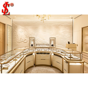 Muebles de tienda de joyería de gama alta Exhibición de joyería <span class=keywords><strong>Pandora</strong></span> para diseño de joyería Gabinete de exhibición de acero inoxidable - Product Image 2