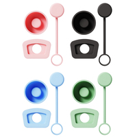 Couvre-pailles anti-déversement en silicone, lot de 3, anti-poussière, réutilisables, compatibles avec les pailles de 10 mm pour Stanley Cup 2.0 de 40 oz