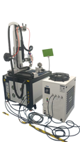 Machine de soudage laser à fibre optique 6 axes QCW CW avec alimentateur de fil 150 300 1500 2000 3000 pour la réparation de moules métalliques
