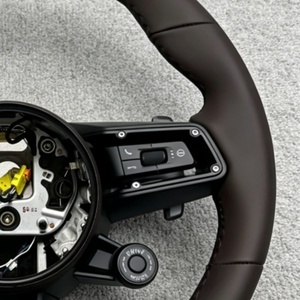 Volant en cuir en promotion pour <span class=keywords><strong>Porsche</strong></span> 911 <span class=keywords><strong>964</strong></span> 993 996 997 991 992 718 Boxster Cayman 986 987 981 982 Cayenne Panamera - Product Image 4