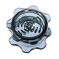 Hachoir à ail 4ème génération - Gingembre, herbes, ail et plus - Hachoir manuel sans BPA (transparent) 1 pièce