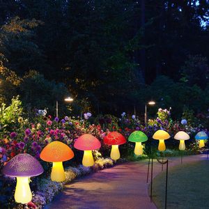 <span class=keywords><strong>Lampe</strong></span> LED <span class=keywords><strong>solaire</strong></span> étanche IP65 à succès pour extérieur, motif champignon, pour pelouse, avec fonctionnement 1 à 8 - Product Image 5